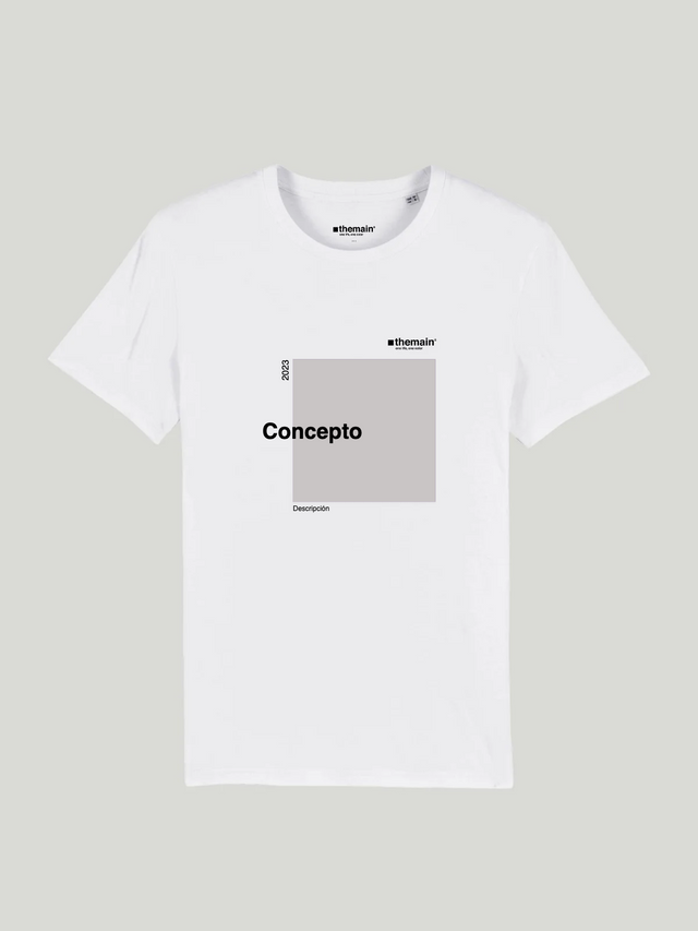 Camiseta unisex personalizada (Concepto + color)