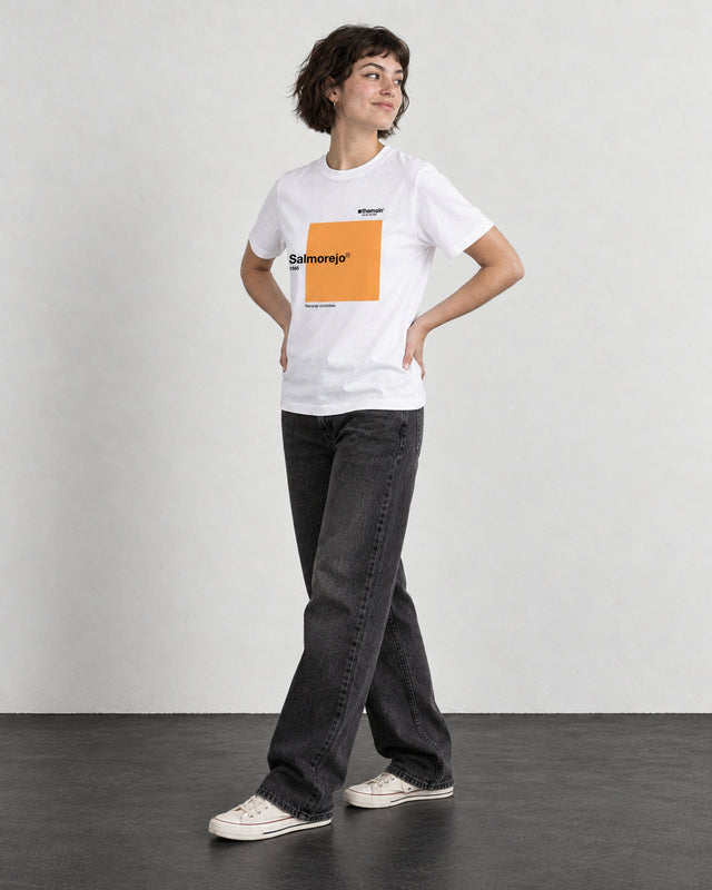 Camiseta Salmorejo, vista de perfil
