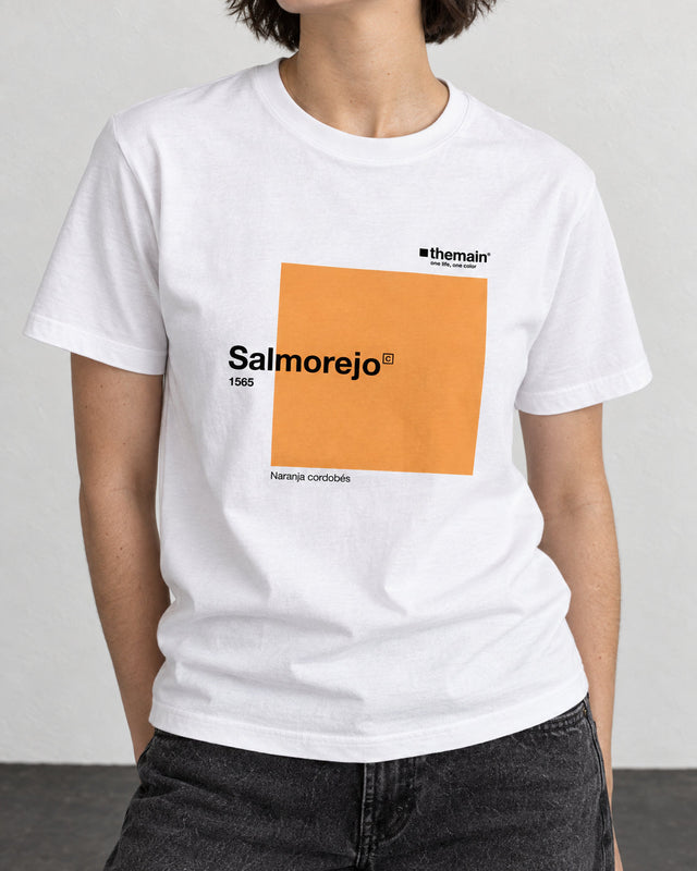 Detalle del estampado Salmorejo 1565 Naranja cordobés