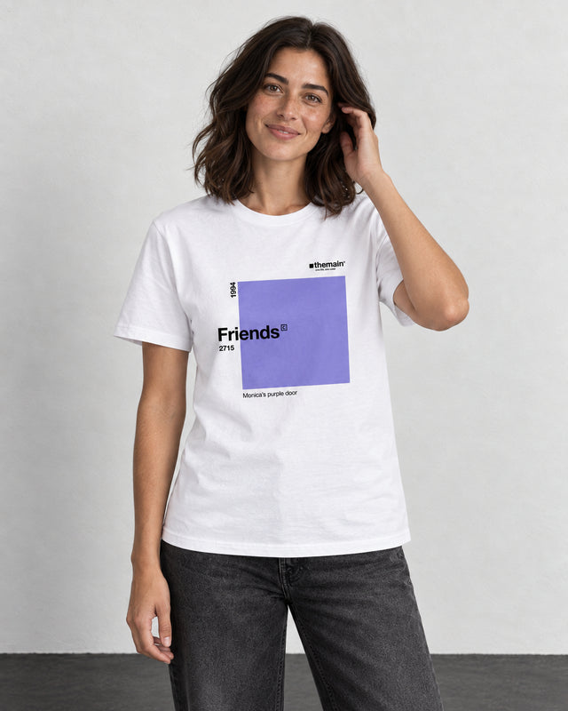 Camiseta Friends de TheMainColor: retrato con modelo mujer